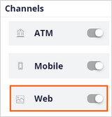 Web channel enabled