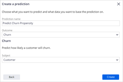 Create a prediction