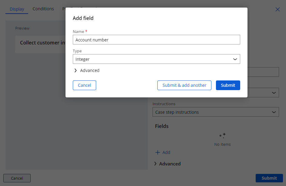 Adding a field from a view