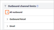 Outbound action limits